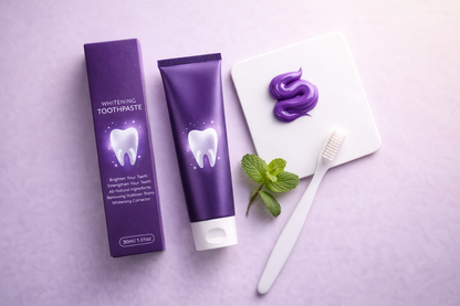 Purple Whitening Toothpaste: Color Correction in Every Brush